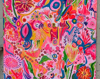 Bright Be Colorful Original Acrylic Painting