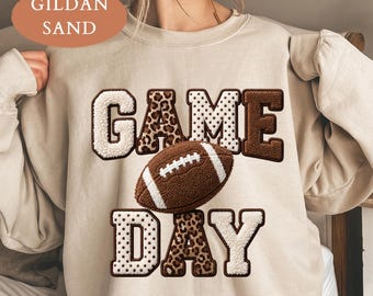 Football Season Shirt, Football Mama Shirt, Game Day Tee, Football Mom Shirt, Fall Football Shirt, Leopard Varsity Shirt, Sports Mom Gift