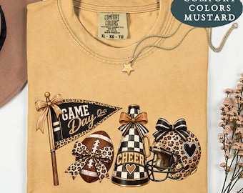 Football Season Shirt, Football Mama Shirt, Game Day Tee, Football Mom Shirt, Fall Football Shirt, Leopard Varsity Shirt, Sports Mom Gift
