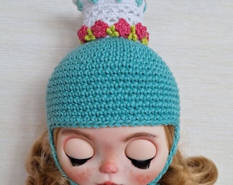 Blythe Hat Princess in Teal