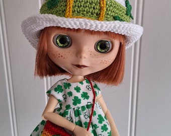 Blythe Hat and Purse Luck of the Irish