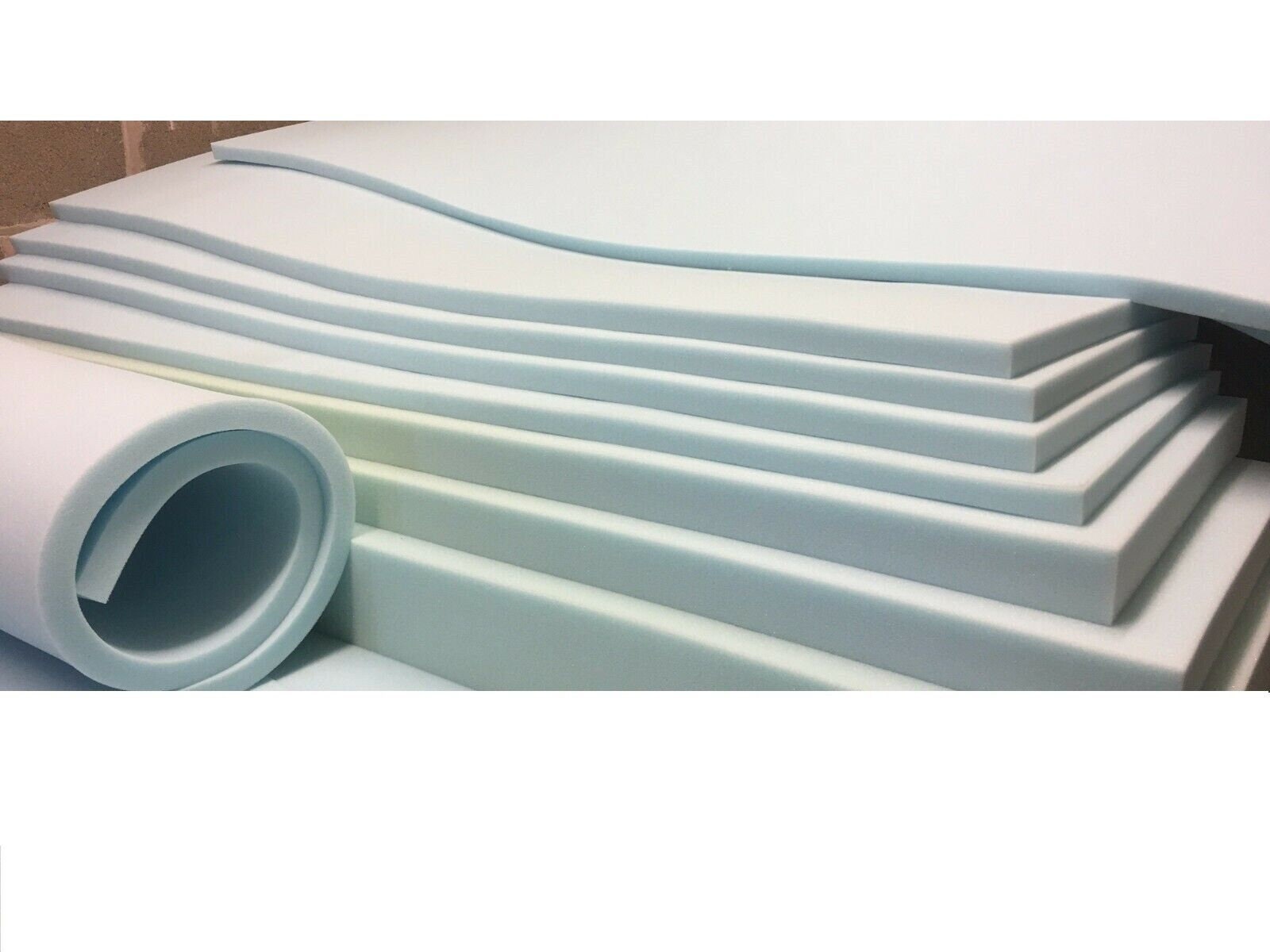 Foamma 12\" X 23\" X 23\" High Density Upholstery Foam Padding, Thick-Custom Pillow, Chair, And Couch Cushion Replacement Foam, Craft Foam Upholstery Supplies, Foam Pad For Cushions And Seat Repair