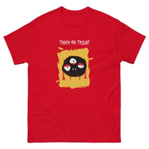 Koszulka „Cukierek albo psikus” na Halloween.