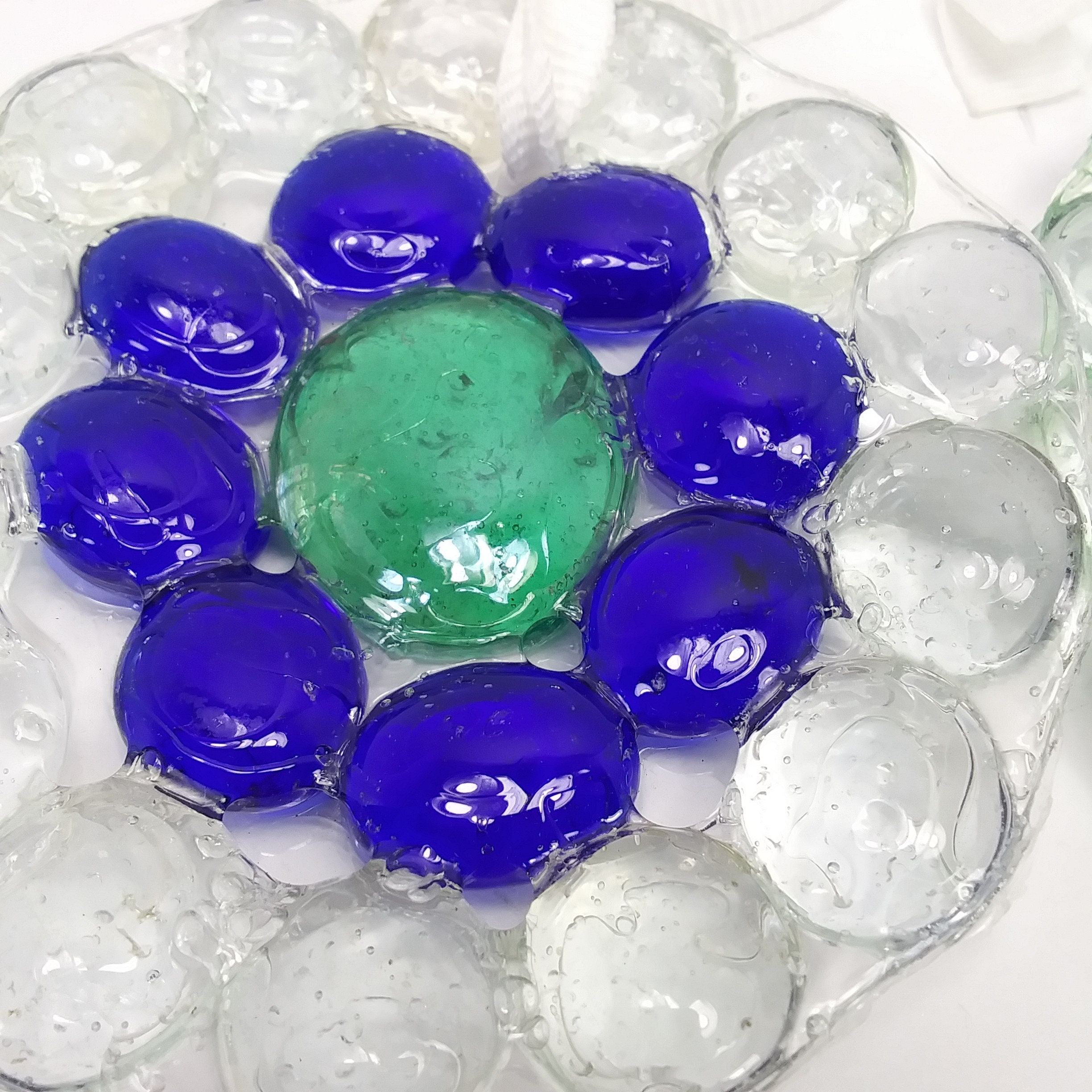 Handmade Glass Cabochons & Clear Glue Suncatchers x 2 Etsy