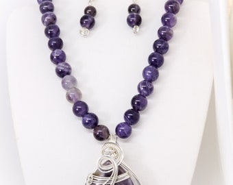 Amethyst Jewelry Set