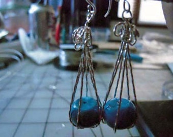 Bead Drop Earrings Tutorial