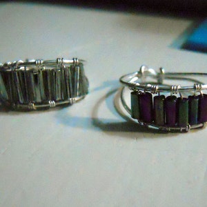 Easy Bugle Bead Ring Tutorial