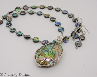 Abalone Jewelry Set