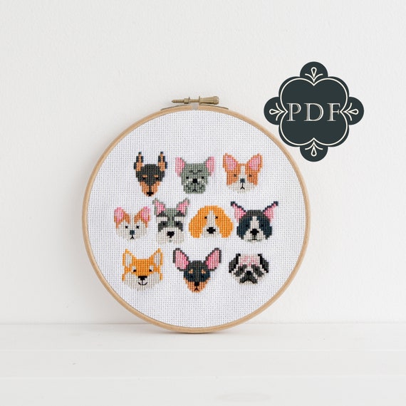 Top Dog Little Dog Cross Stitch Kit