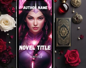 Conception de couverture de livre préfabriquée – Magic Fantasy - Romance – Autoédition – Couverture KDP unique en son genre Fantasy Romance