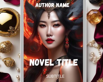 Fantasy ebook Romance – Dark Fantasy Goddess – Couvertures de livres préfabriquées – Auteurs indépendants – Kindle KDP – magie autoédition