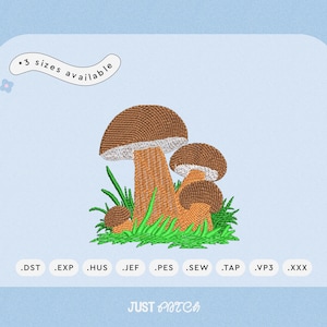 Mushrooms Machine Embroidery Design