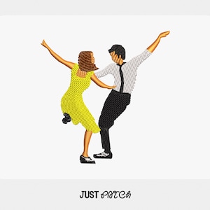 Diseño de bordado a máquina de La La Land