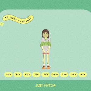 Chihiro Ogino (Spirited Away) Machine Embroidery Design