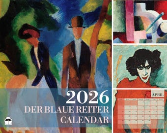 Der Blaue Reiter, 2026 Monthly Wall Calendar