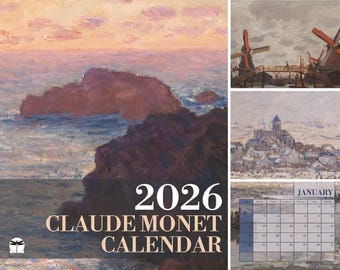 Claude Monet, 2026 Monthly Wall Calendar
