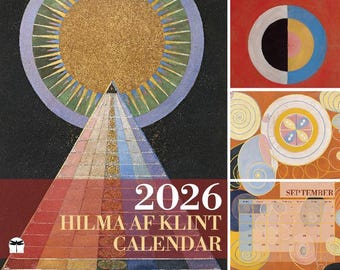 Hilma af Klint, 2026 Monthly Abstract Wall Calendar