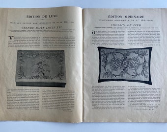 1907 French Christmas Magazine: Journal Des Ouvrages De Dames