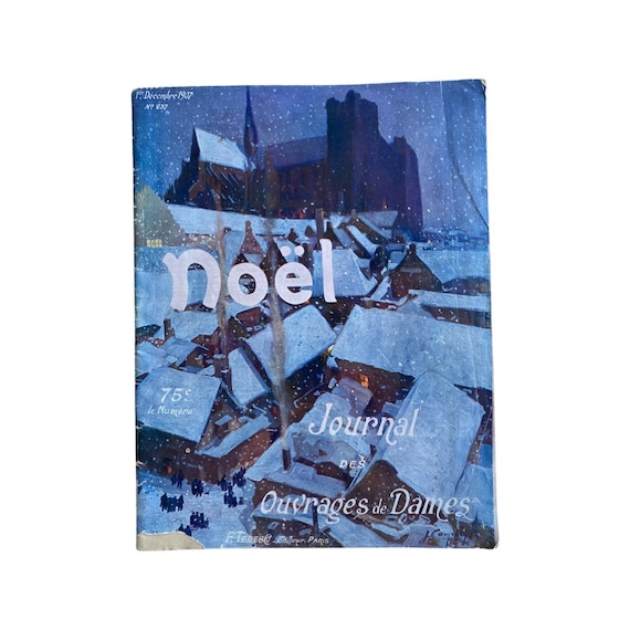 1907 French Christmas Magazine: Journal Des Ouvrages De Dames