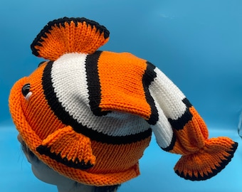 Clownfish beanie clownfish hat