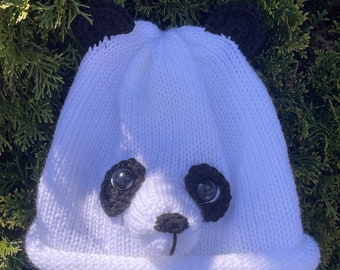 Panda beanie panda bear beanie