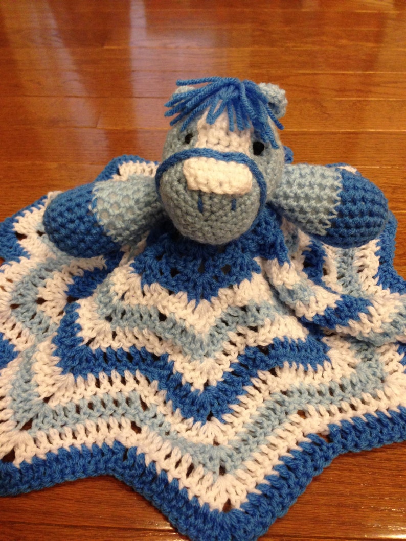 Horse Lovey Horse Blanket Horse Pony Lovey Pony Blanket Custom Etsy