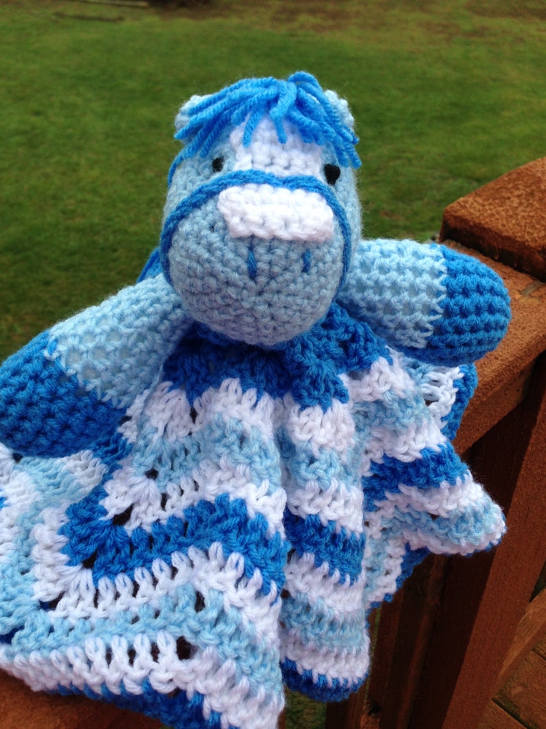 Horse Lovey Horse Blanket Horse Pony Lovey Pony Blanket Custom Etsy