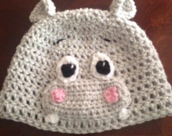 Hippo  Beanie hippo hat