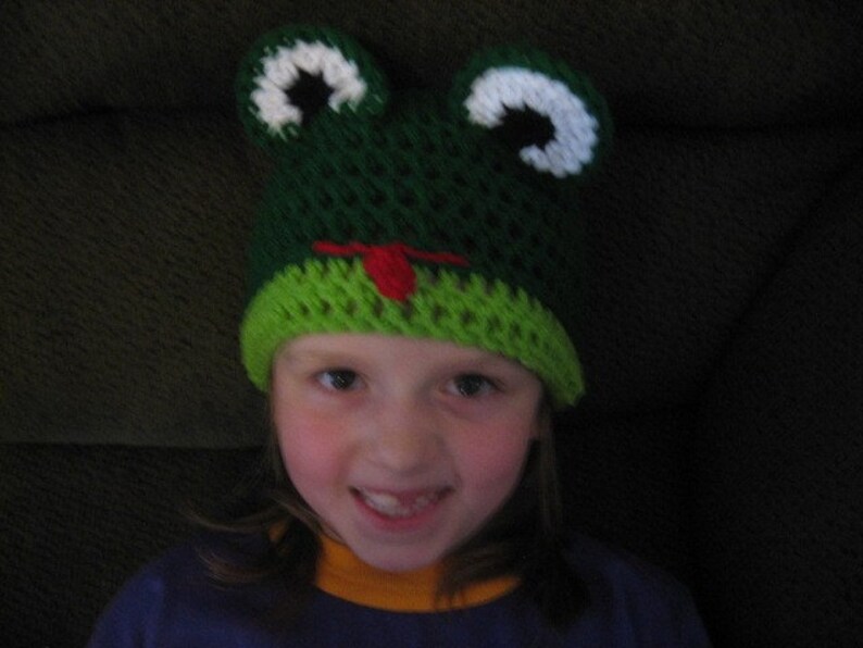 Frog Beanie Frog Costume Photo Prop Etsy