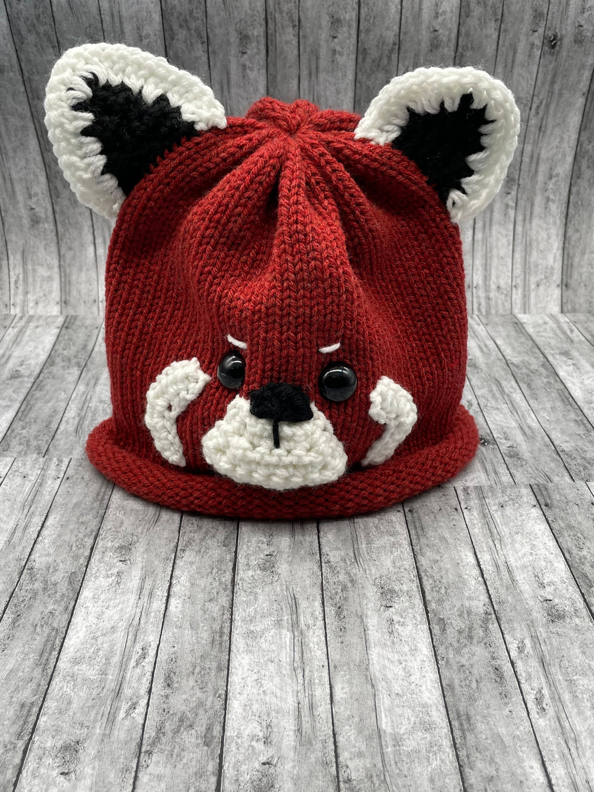 Red Panda Beanie | Etsy