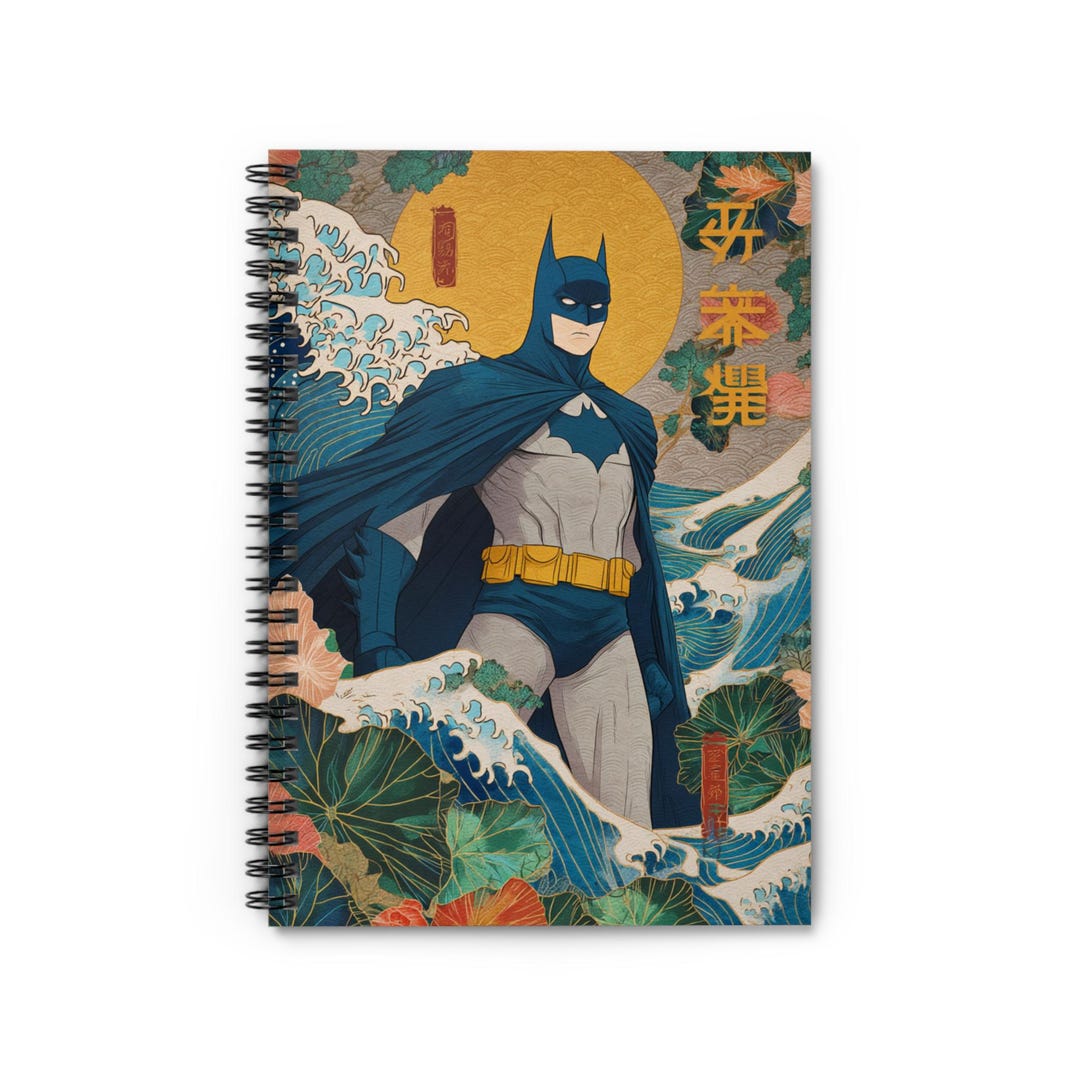 Batman-inspired Spiral Notebook, Creative Journal, Gift for Geeks ...