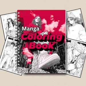 Anime Coloring Book | 50 Coloring Pages | Anime Coloring Pages | Vol 5.
