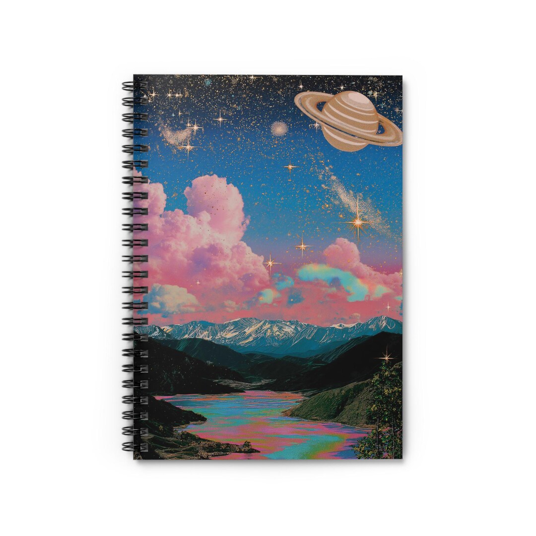 Dreamy Spiral Notebook | Sketch Book | Reading Journal - Etsy