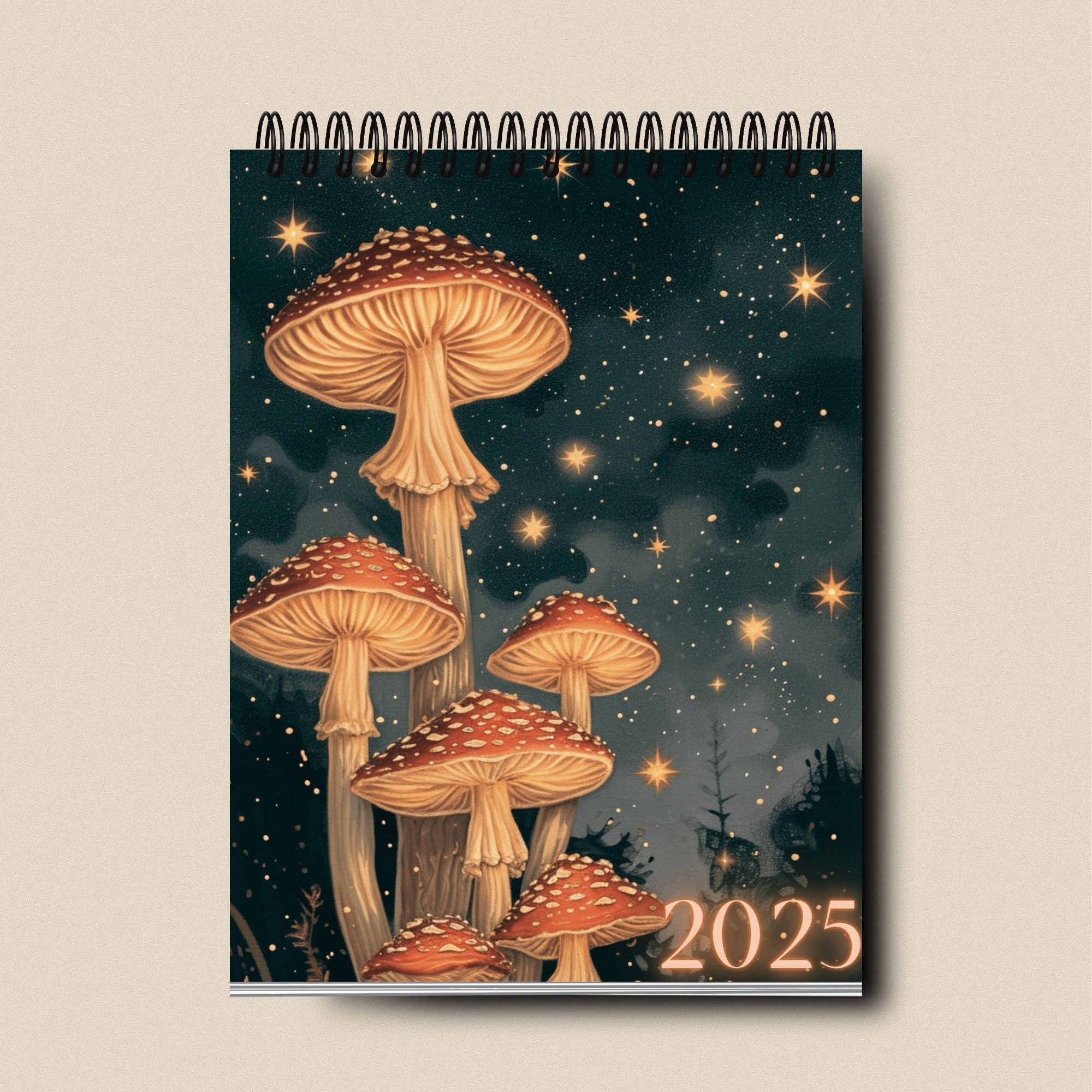 2025 Calendar Cottage Core Calendar 2025 Monthly Planner Etsy