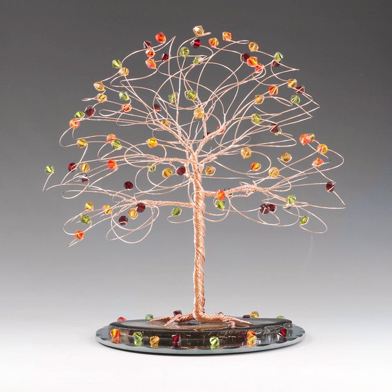 CUSTOM Tree Cake Topper 7 x 7 in Swarovski Etsy