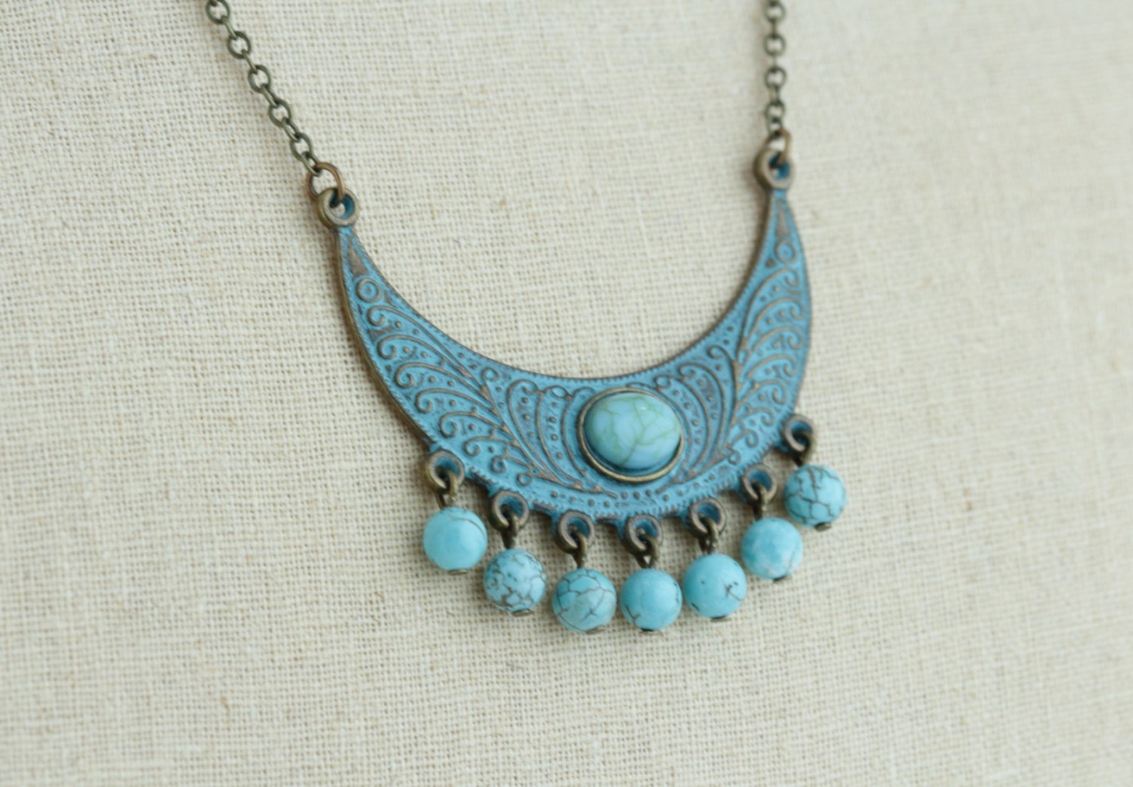 Boho Jewelry Ethnic Necklace Tribal Necklace Bohemian Etsy