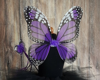 purple butterfly wings costume