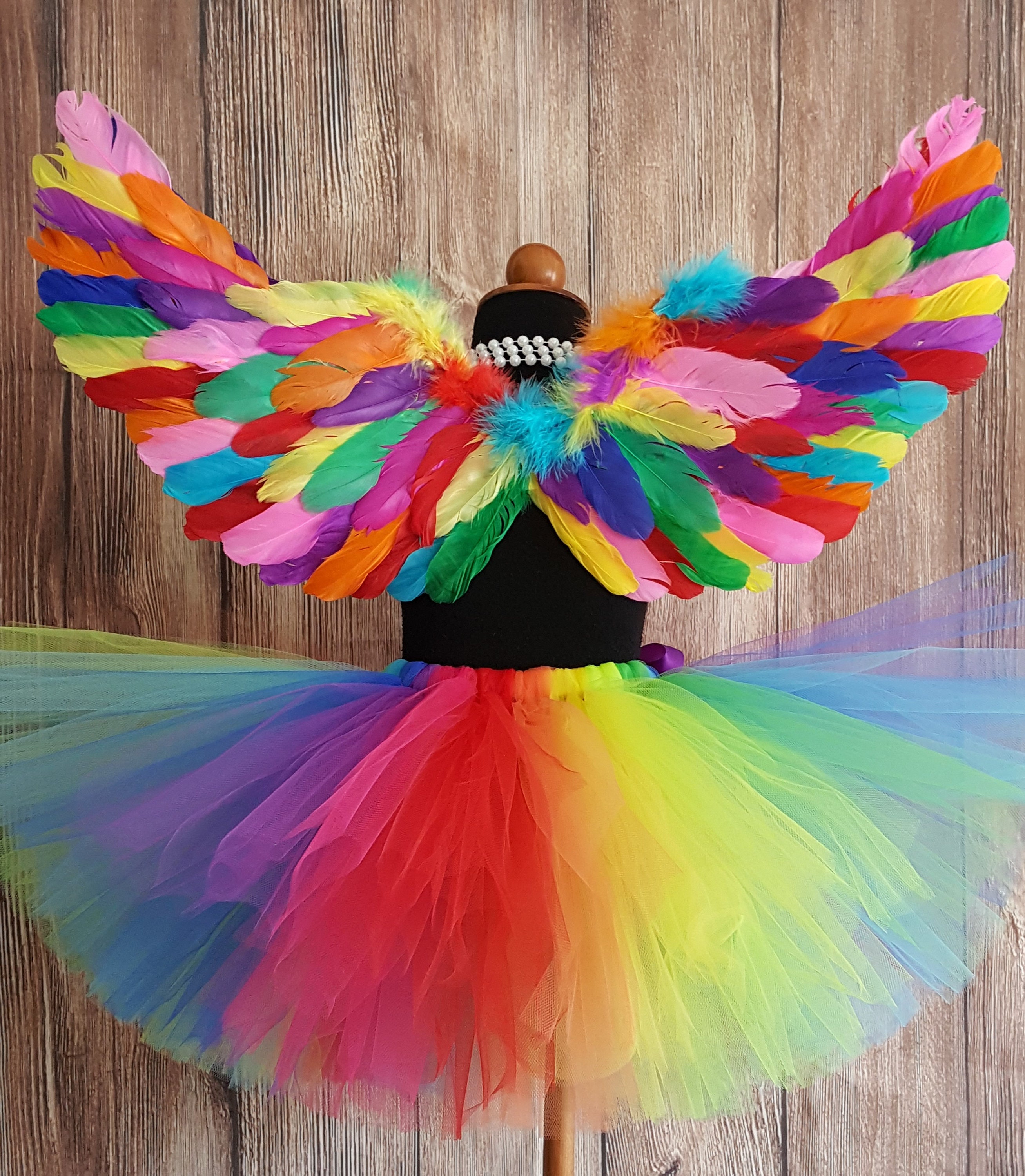  Disfraz de unicornio para niña, vestido de tutú arco iris,  regalo de princesa para fiesta de cumpleaños, Halloween con alas para la  diadema (dorado + arcoíris, 7-8 años) : Ropa, Zapatos