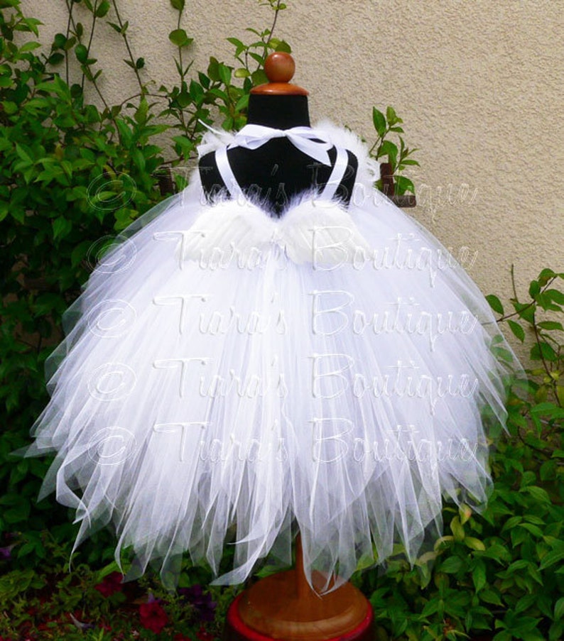 white tutu angel costume