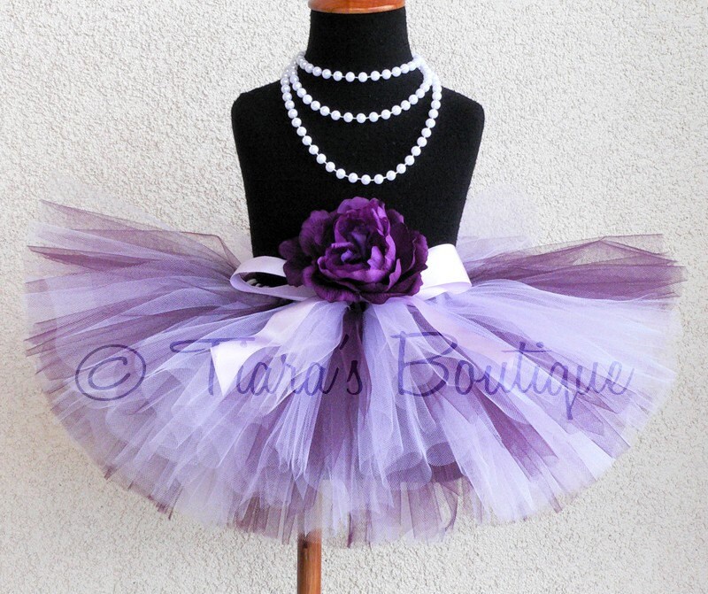 Plum Custom Sewn 8 Tutu sizes Newborn to 5T