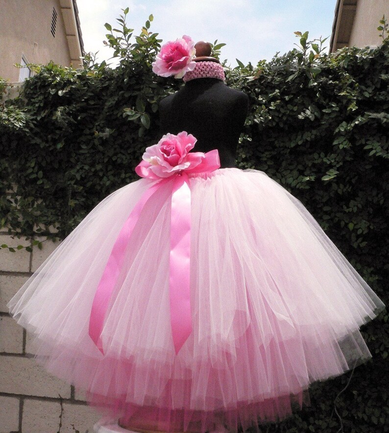 Flower Girl Skirt for Weddings Blush Custom Tutu Skirt Sewn Etsy
