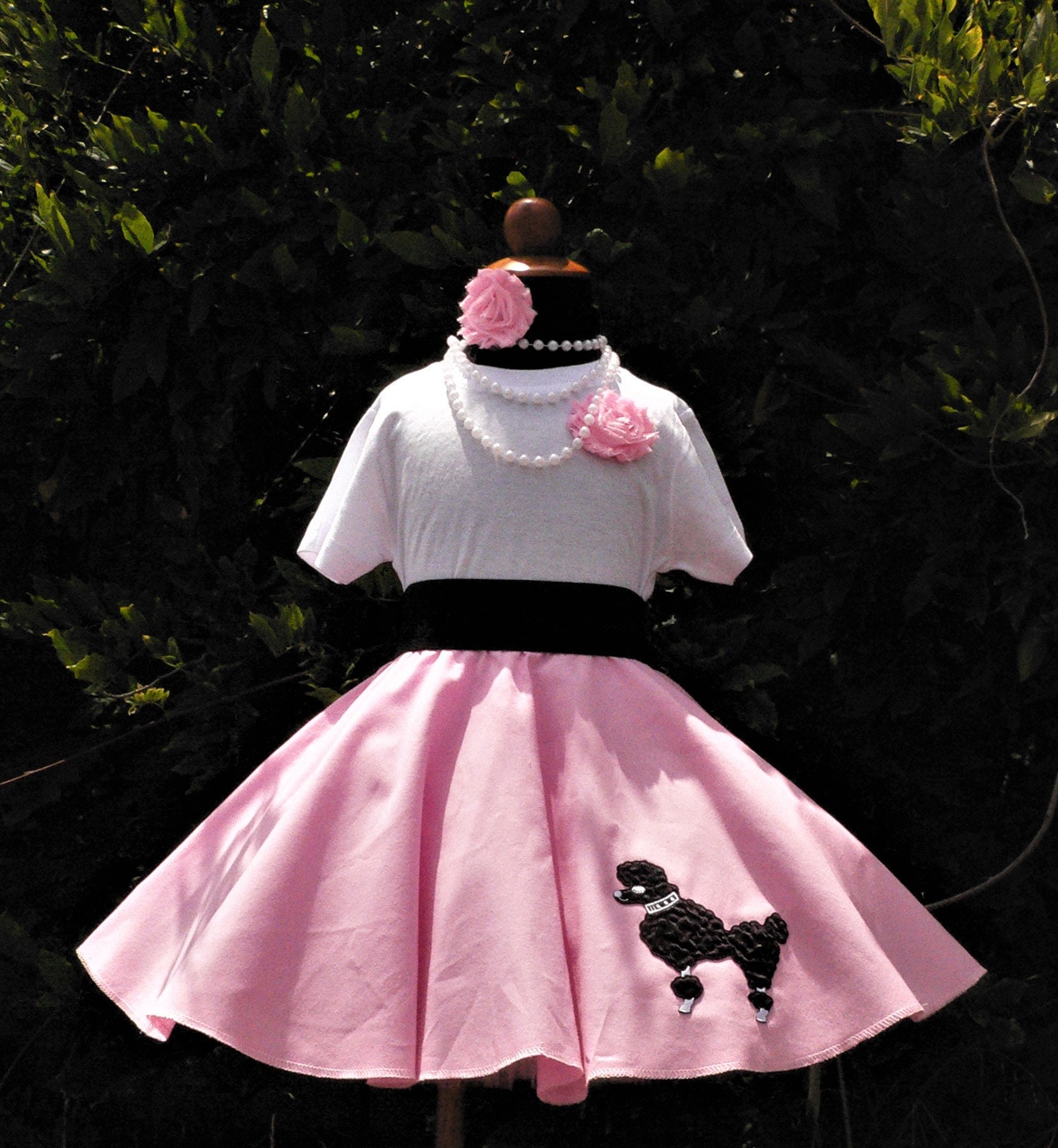pink poodle skirt