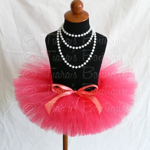 Coral Pink Baby Tutu - Baby Toddler Girls Tutu - Sewn Infant Tutu - Ready To Ship - sizes newborn up to 12 months - Photo Prop