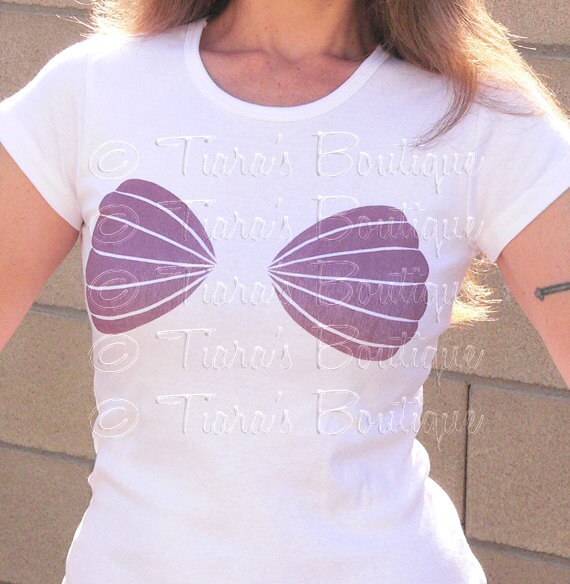 ariel seashell shirt