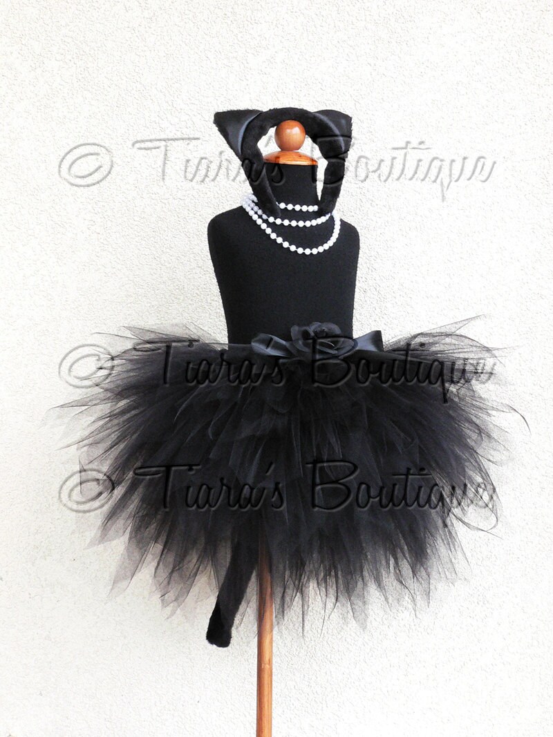 Black Cat Tutu Halloween Costume Obsidian Kitty Black - Etsy