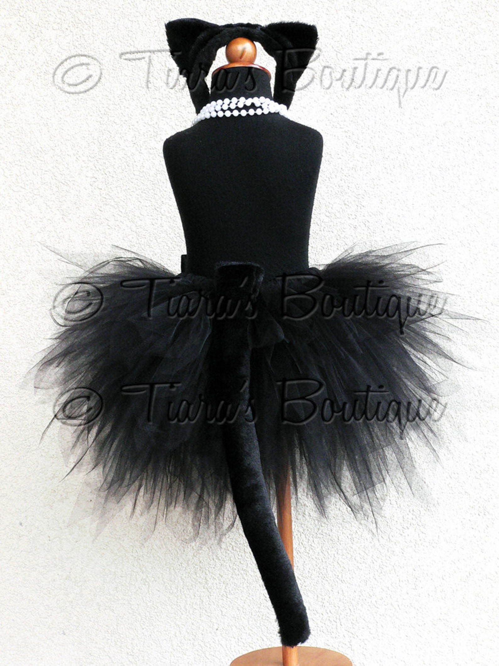 Black Cat Tutu Halloween Costume Obsidian Kitty Black - Etsy