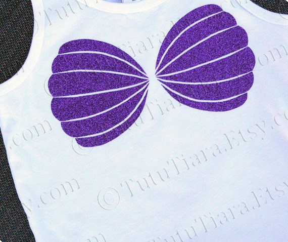 ariel seashell shirt