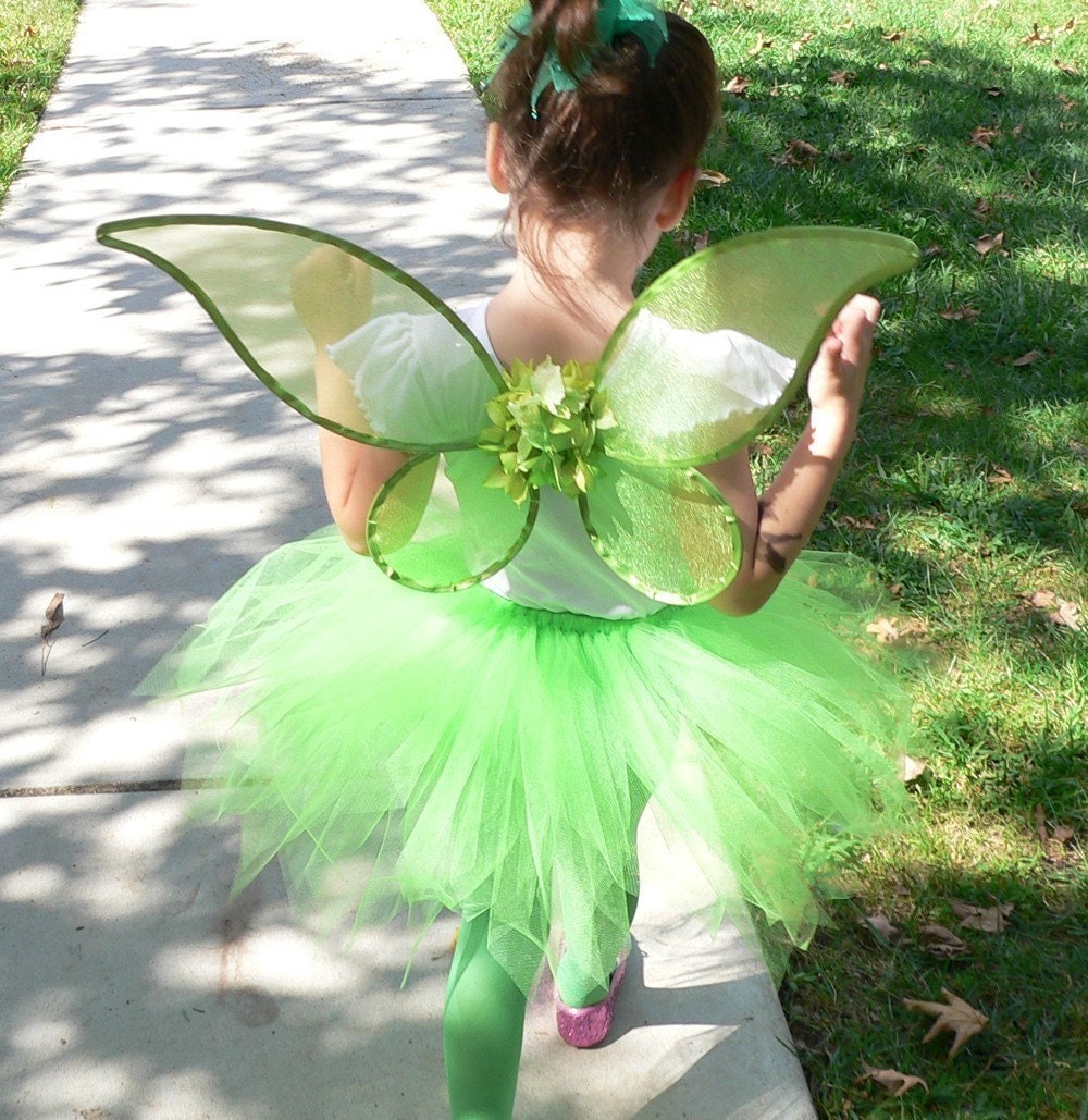 Bright Green Pixie Inspired by Tinkerbell HANDMADE WINGS | Etsy