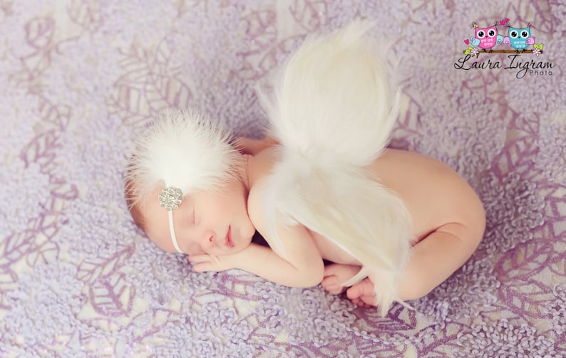 Handmade Angel Wings Baby Photo Prop