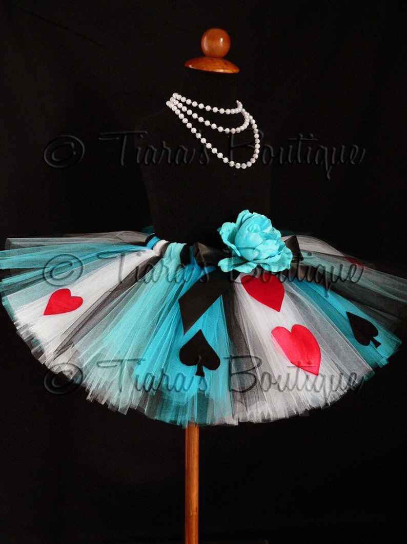 Alice of Hearts Tutu Adult Teen Pre-teen Costume Tutu Custom Sewn Tutu 12 long image 3